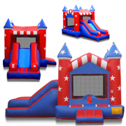 giant inflatable slide combos